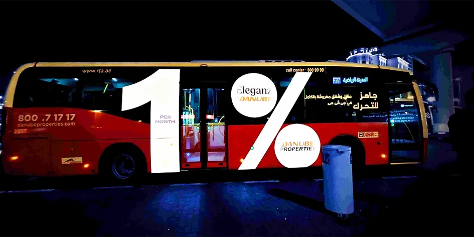 Drive Strong Visibility with Reflective Sticker Bus Advertising in Dubai