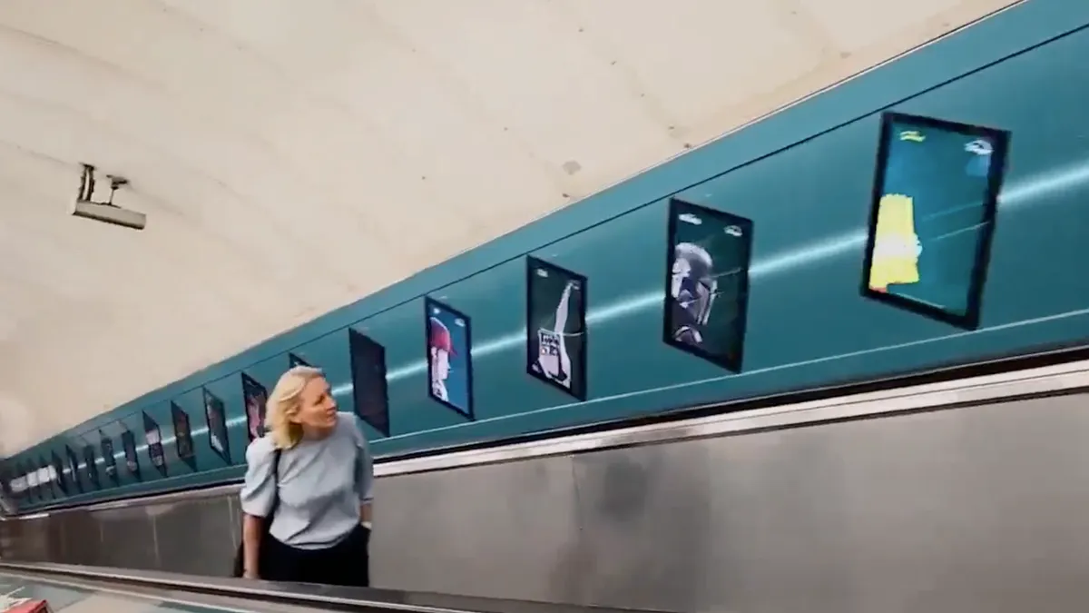 Disney Plus brings characters to life on London Tube escalators