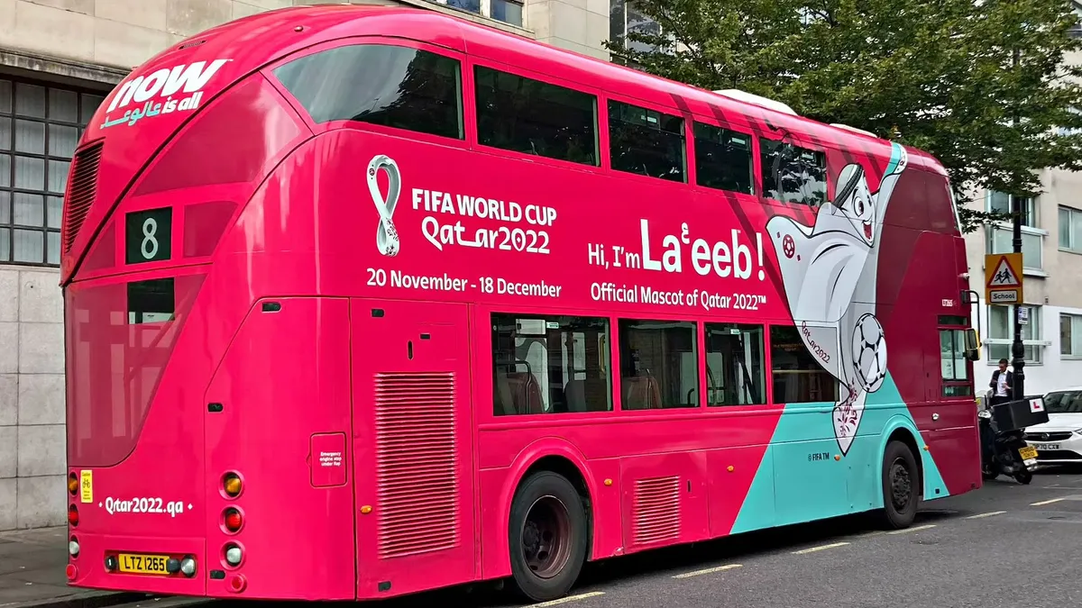 How the FIFA World Cup Took Over London’s Streets with Bus Advertising