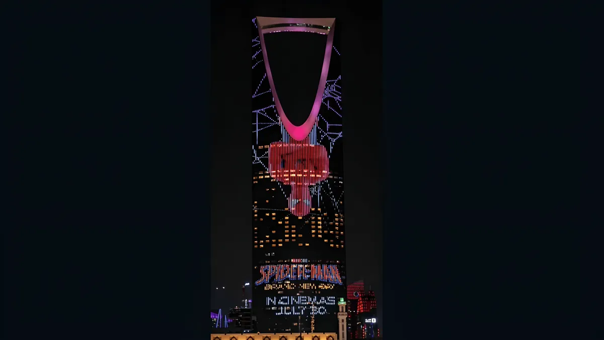 Spider-Man Took Over Three Prominent Middle East Landmarks