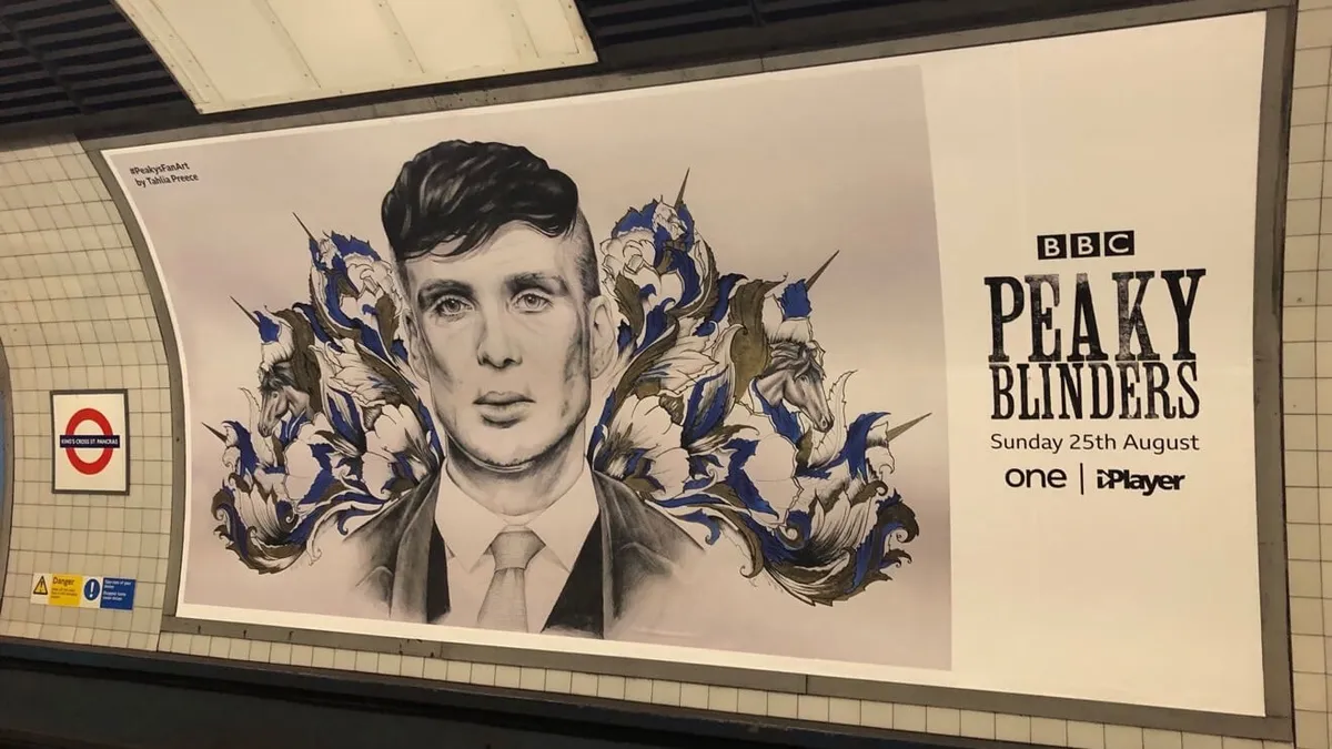 Peaky Blinders Meets the Tube: A Gritty Triumph in Underground Advertising