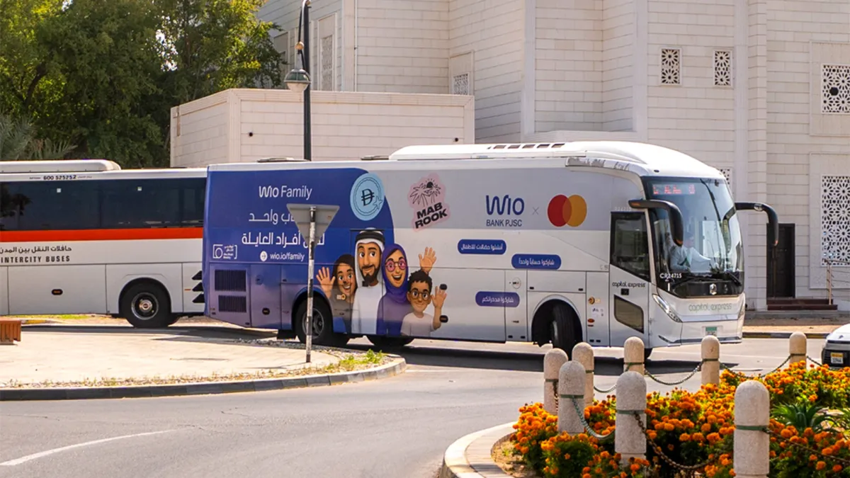 Wio Bank Bus Campaign: Taking Over Dubai and Abu Dhabi Streets