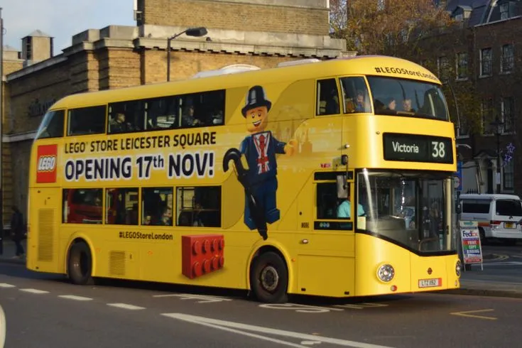 LEGO Builds Big Brand Presence with London Bus Ads
