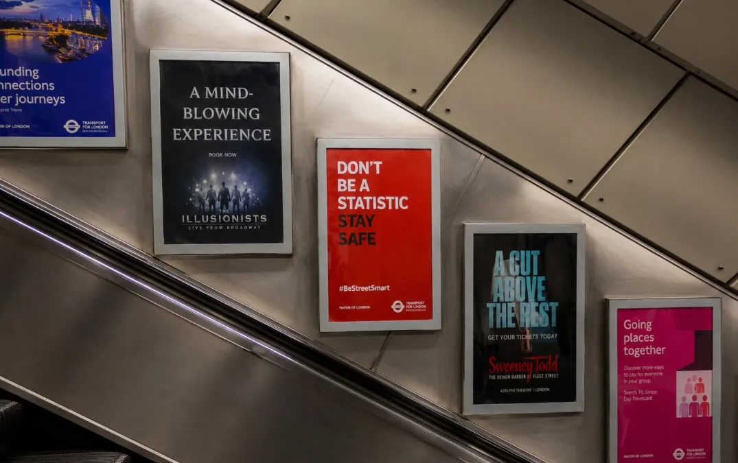 Best Zone 1 Stations for Tube Escalator Advertising
