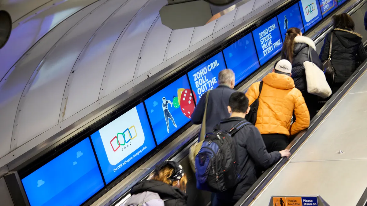 Zoho CRM’s Tube Takeover: A Bold Leap into London’s Underground