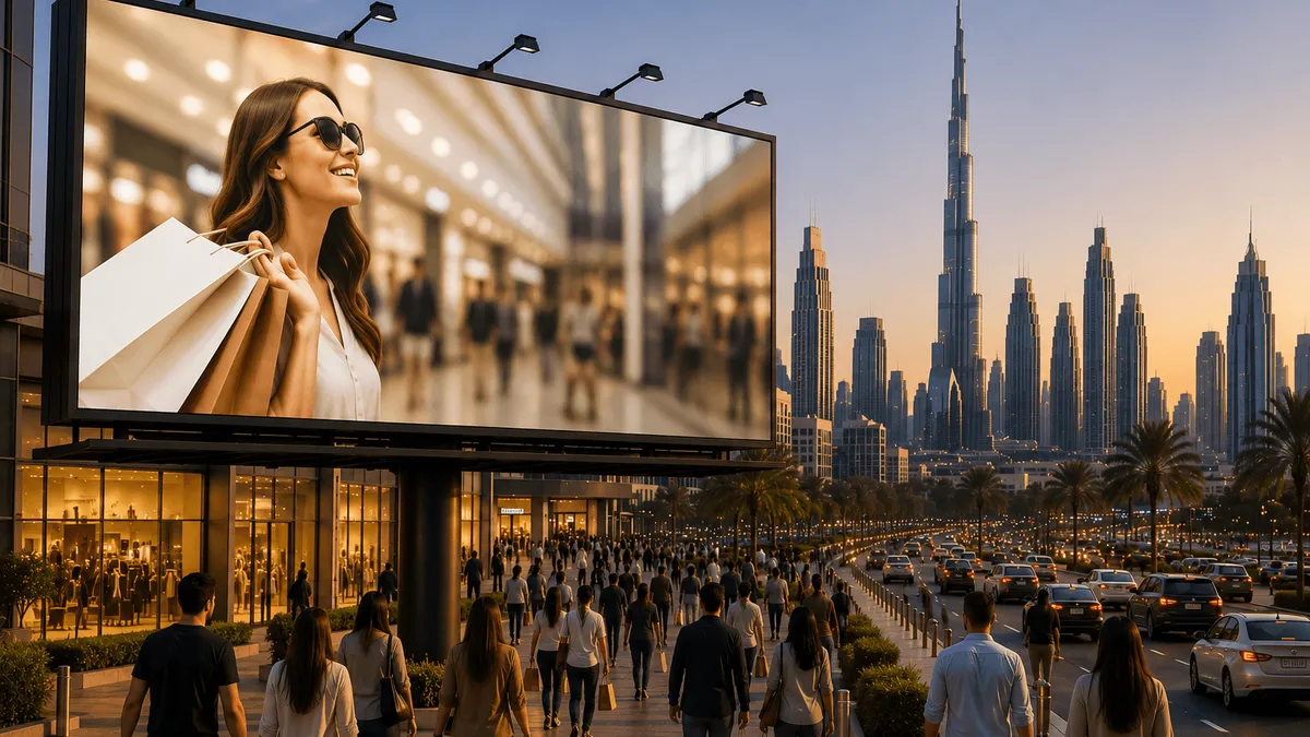 How can billboards increase footfall for businesses? 
