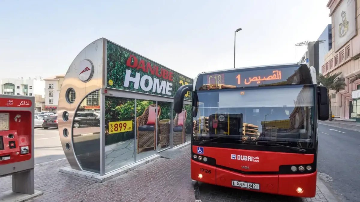 Bus Stop Advertising Cost in UAE 
