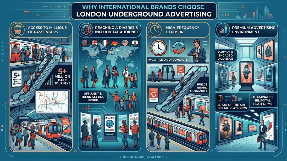 Why International Brands Choose London Underground Advertising