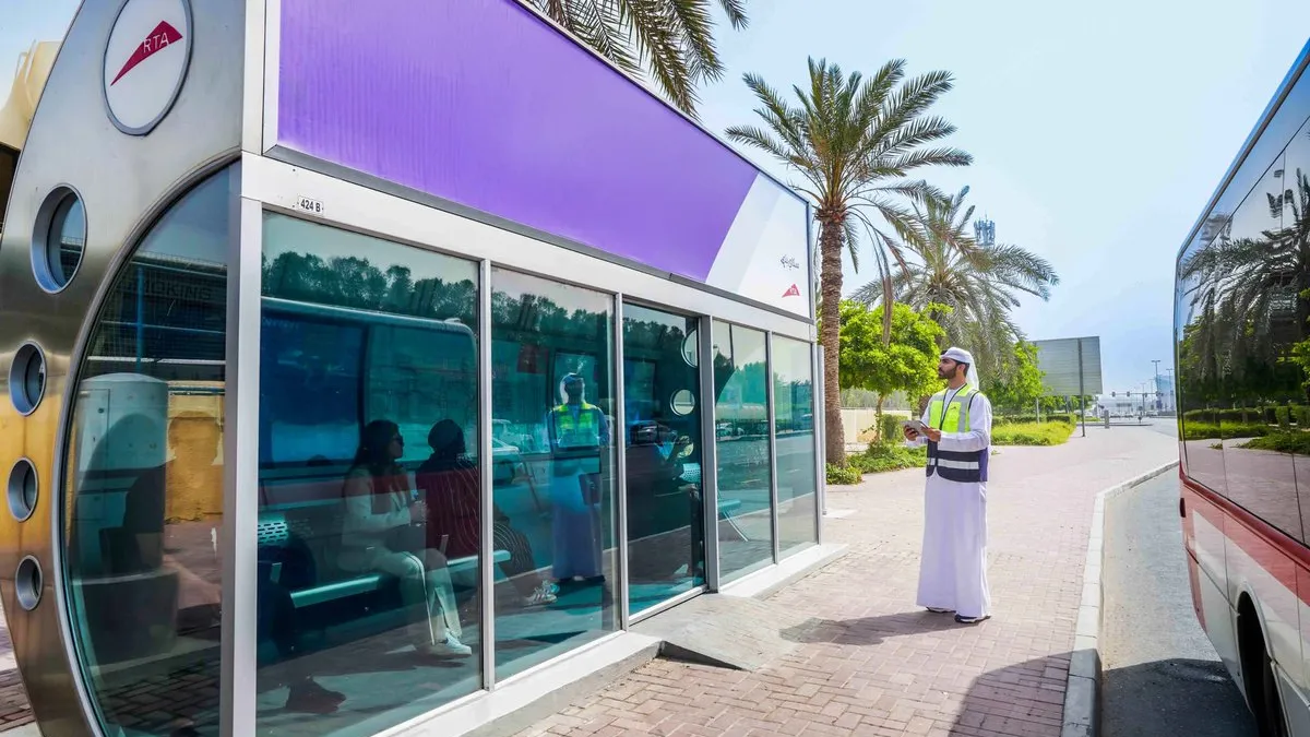 RTA Expands 900 Air Conditioned Bus Shelters in Dubai