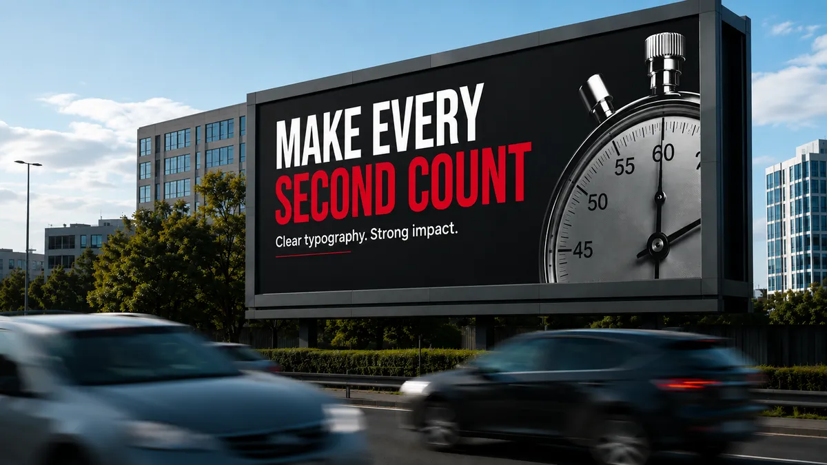 How Typography Impacts Billboard Readability