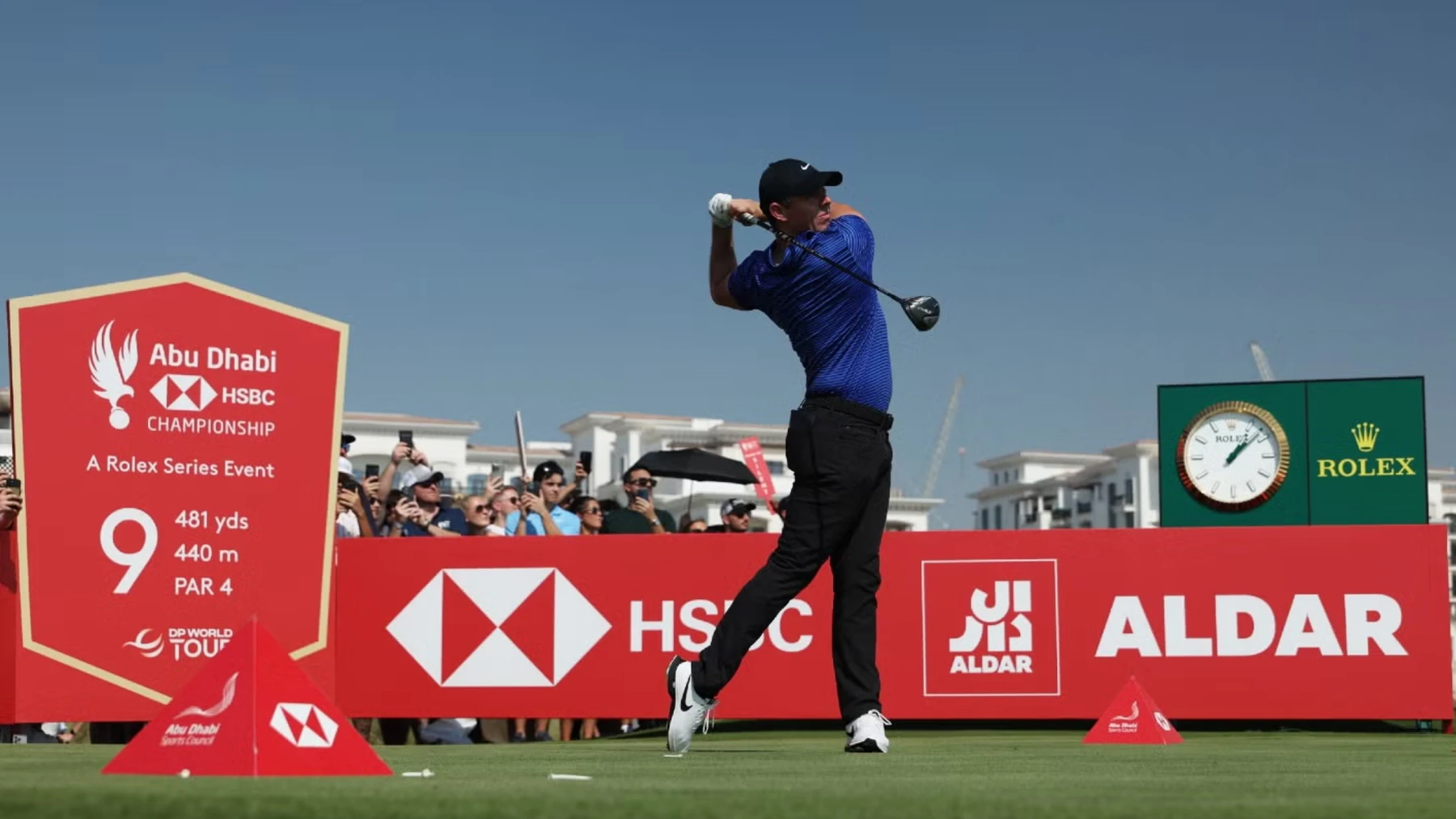 Abu Dhabi HSBC Championship - Golf Advertising - World Sports Advertising
