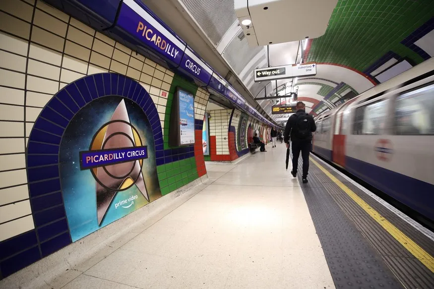 Amazon Prime Campaign on the Tube