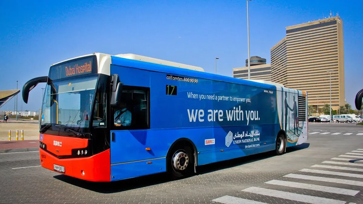 bus advertising in Dubai