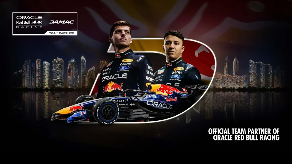 DAMAC and Red Bull Racing Team up in Partnership - World Sports Advertising