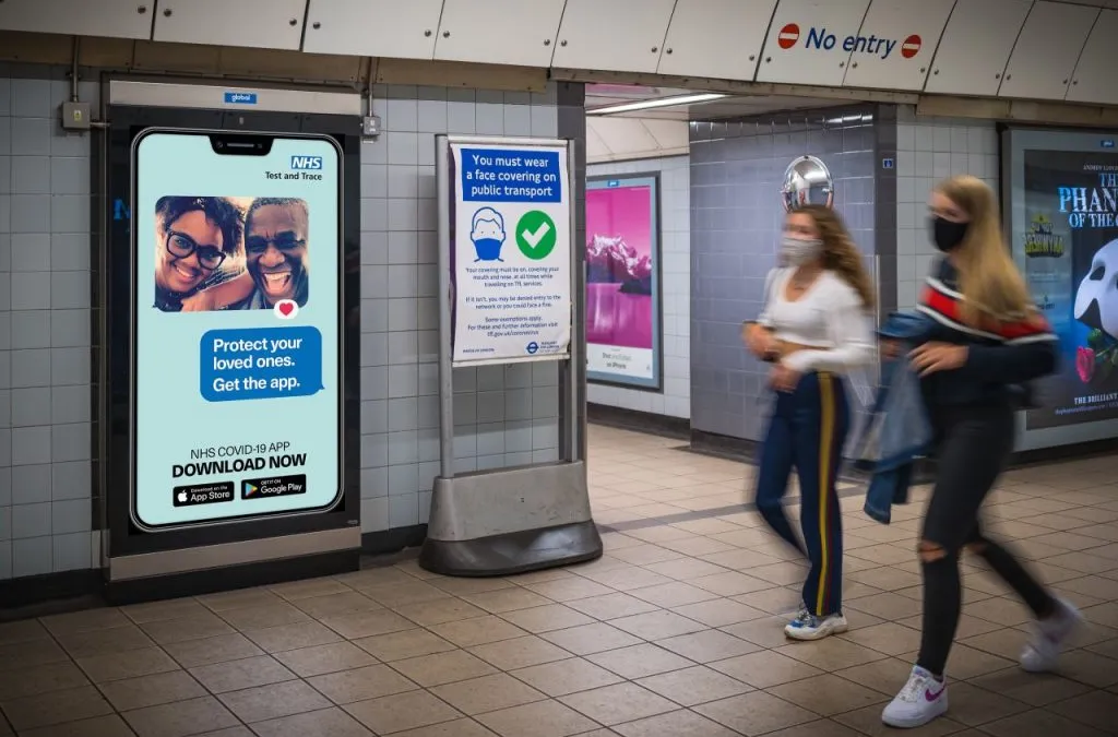 Digital 6 Sheet Ads on the London Underground