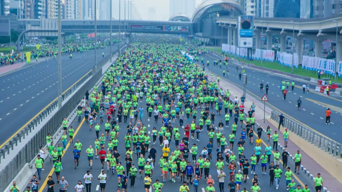 Unipole and Lamppost Advertising in Dubai Fitness Challenge 2025 - OOH AE