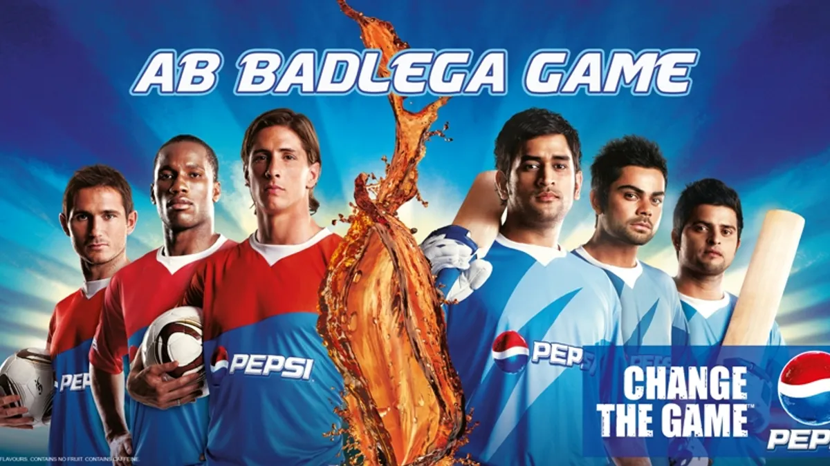 Cricket x Football PEPSI Change the Game Campaign - World Sports Advertising
