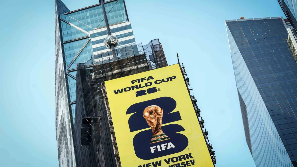 A FIFA World Cup 2026 Billboard in New York, USA - Media Agency Group