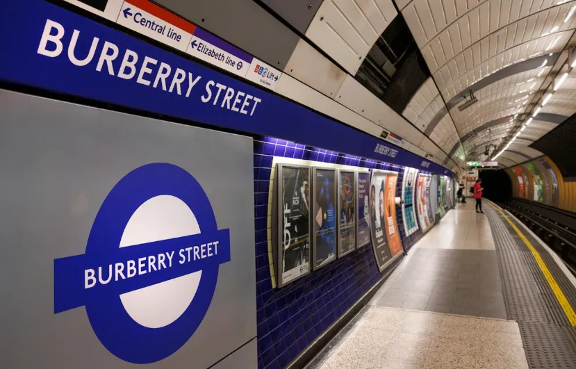Burberry Powerful Campaign on the London Underground