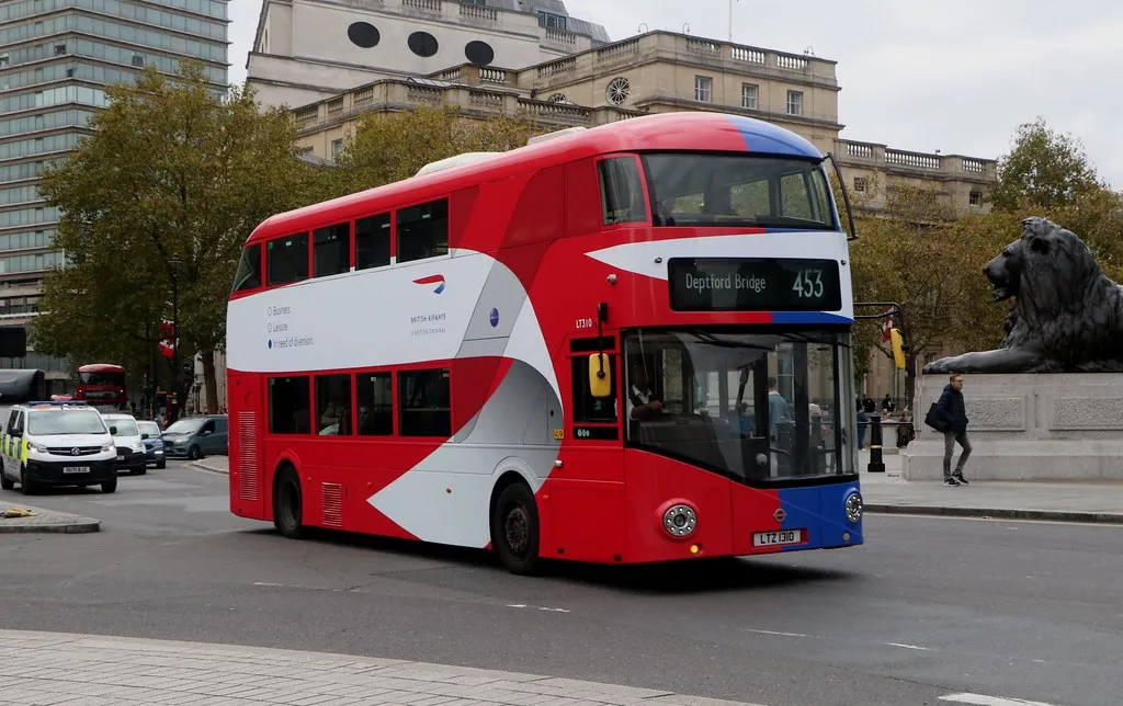 British Airways Ad on London Bus