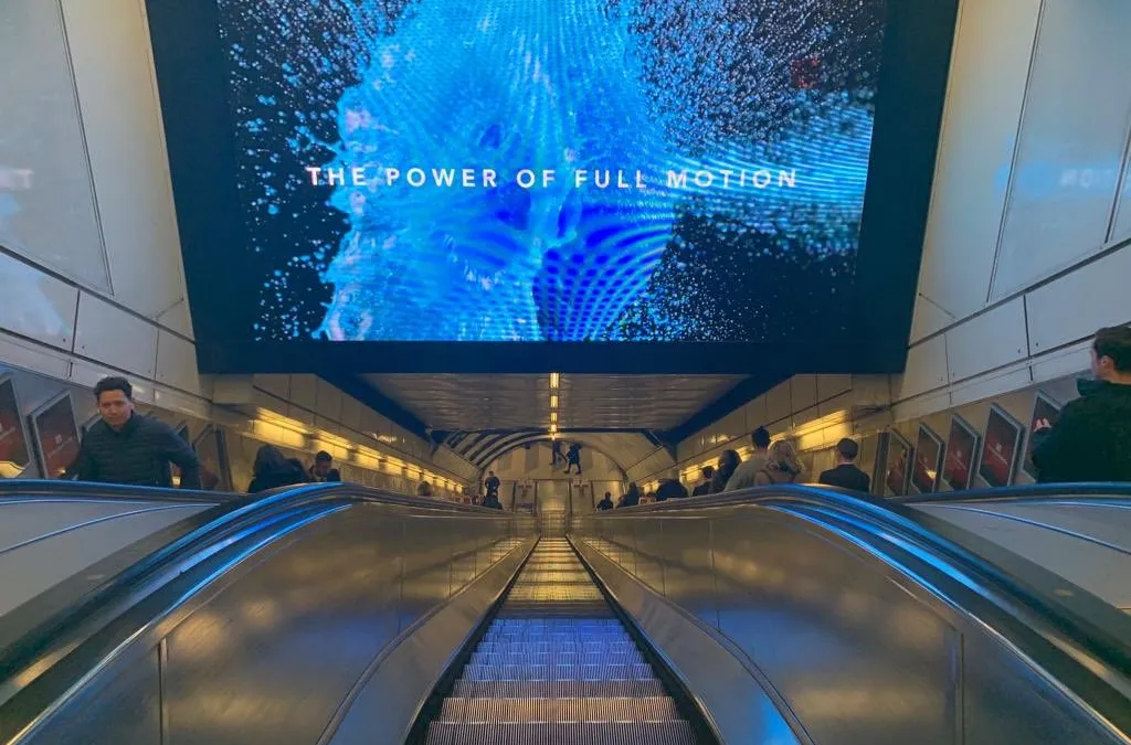 London Underground Digital Gateway Advertising Screens