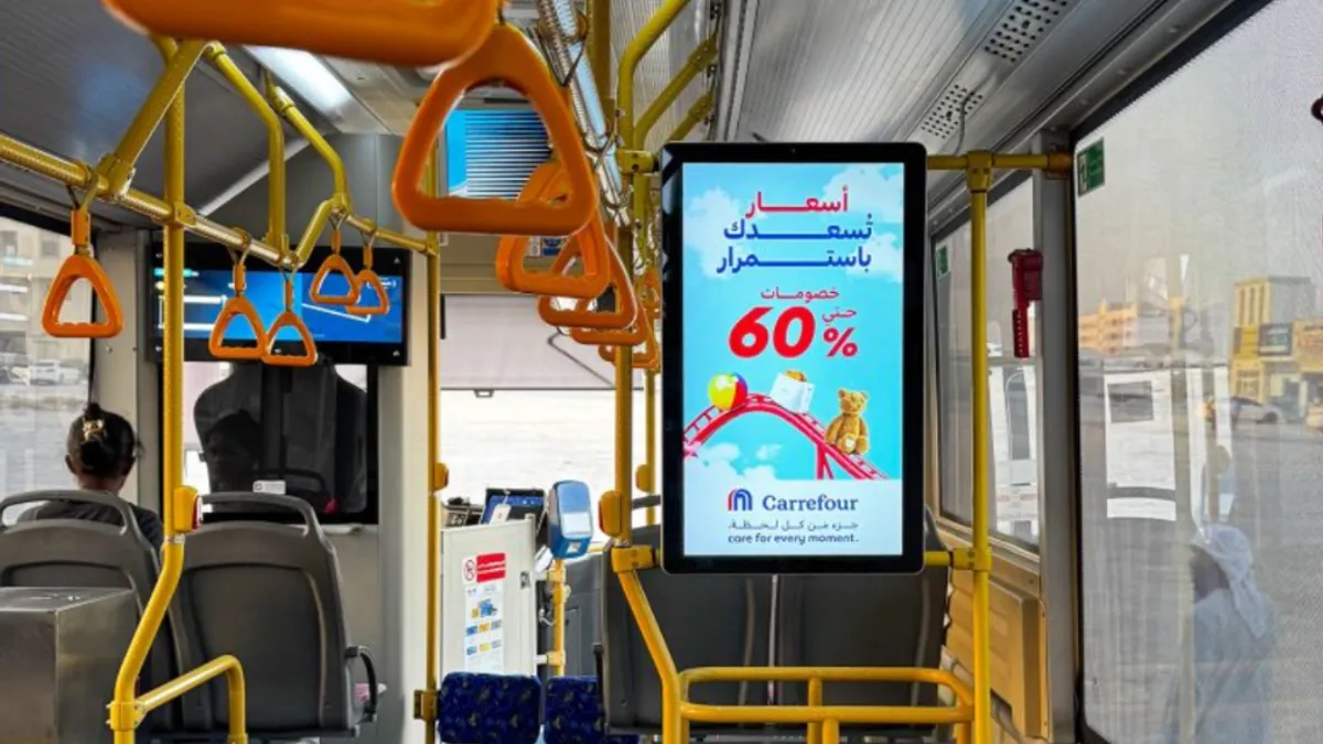Dubai RTA Bus Interior Advertising - Bus Advertising