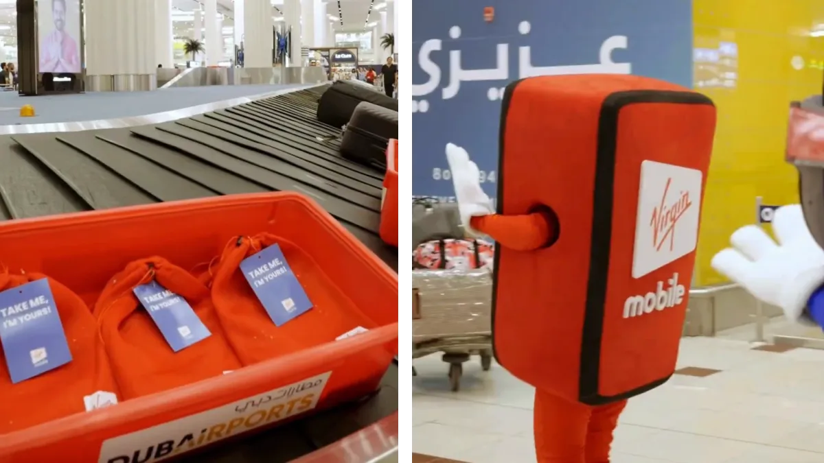 Virgin Mobile’s ‘Be In the Moment’ Campaign in Dubai International Airport