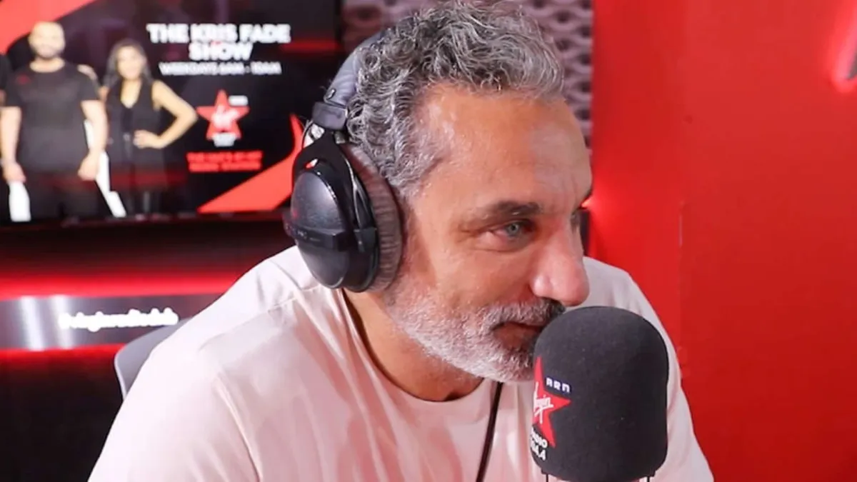 Bassem Yousuf at a Virgin Radio UAE Podacast - Podcast Advertising UAE