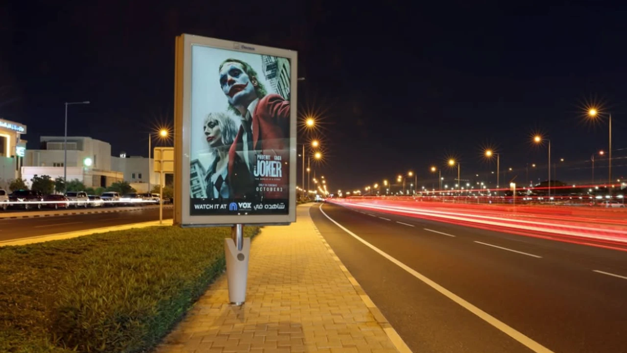 Joker Folie a Deux - Dubai MUPI Advertising - Dubai Advertising