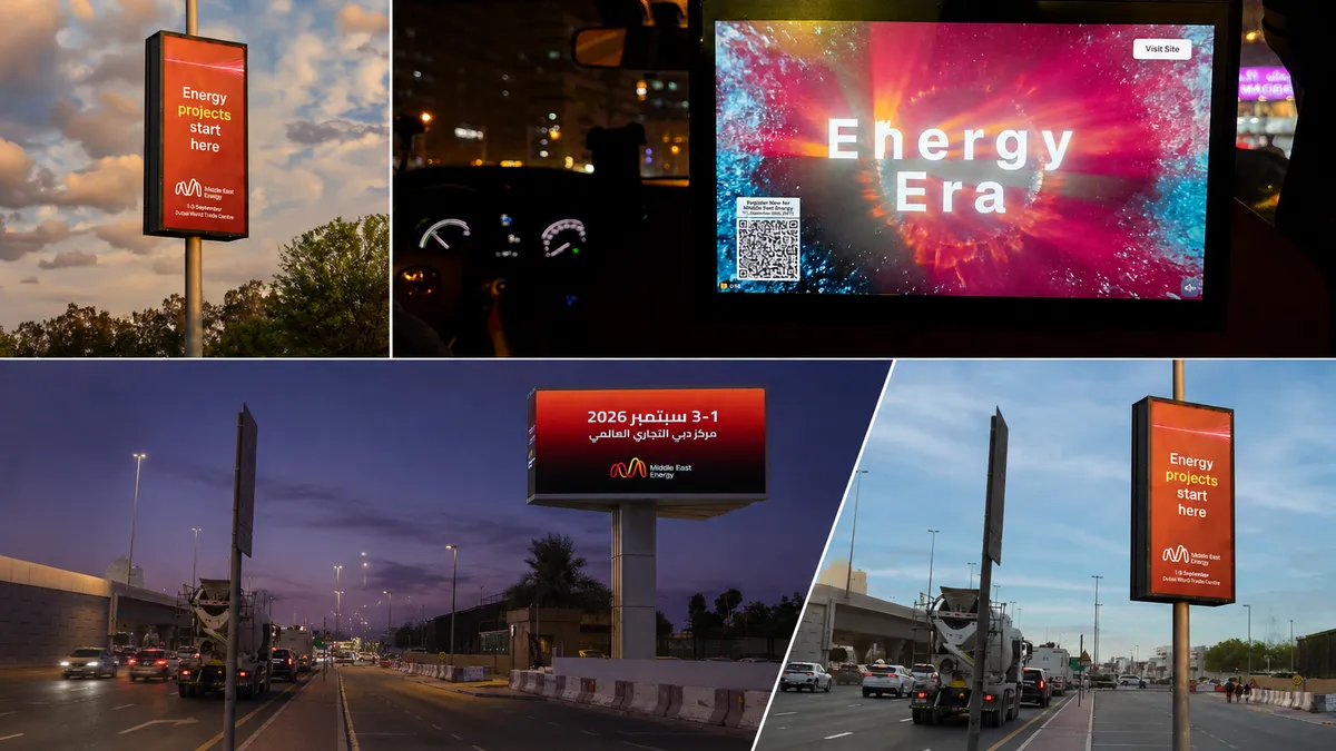 Digital Out of Home Advertising Formats - Dubai Campaign - Dubai Advertising