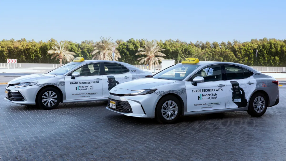 Traders Hub Advertising Campaign in Abu Dhabi - Dubai Taxi Advertising