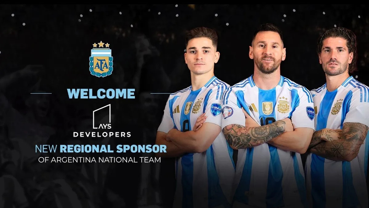 Argentina National Team AFA x AYS Developers Regional Sponsorship through World Sports Advertising