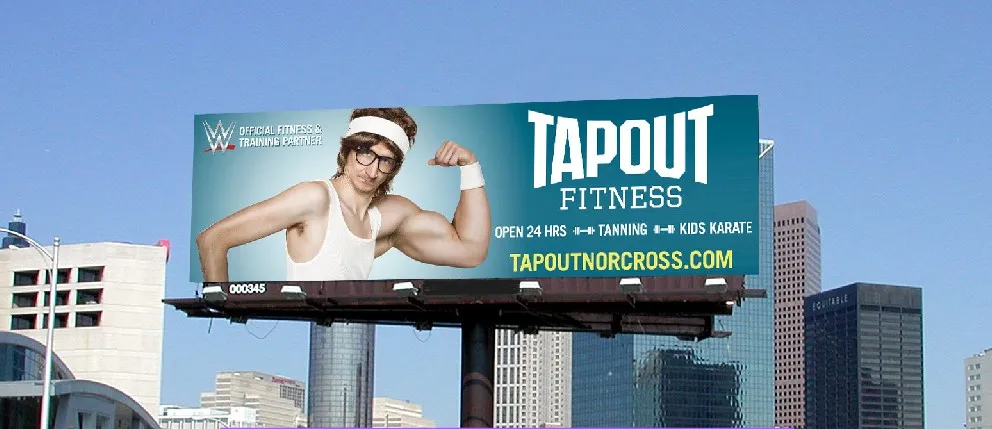 OOH advertising in Dubai for Fitness Brand
