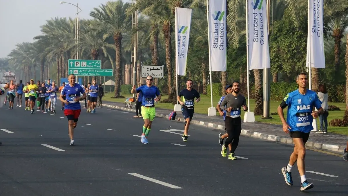 Unipole and Lamppost Advertising in Dubai Fitness Challenge 2025 - OOH AE