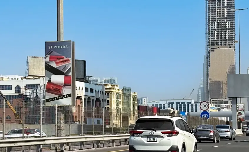 Sephora Recent Lamppost Campaign in the UAE
