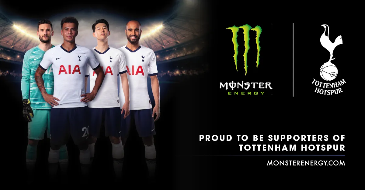 Official Club Sponsorships - Monster Energy x Tottenham
