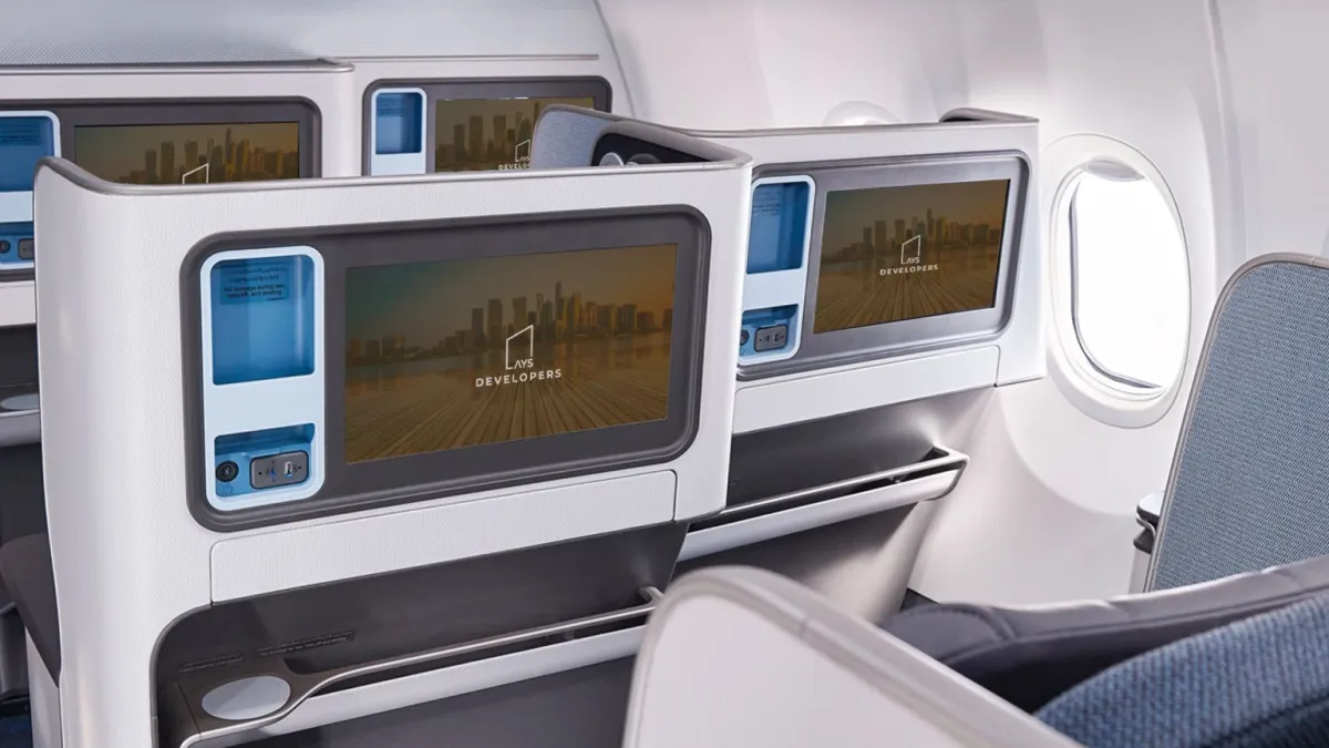 AYS Developers x Fly Dubai In-Flight Airplane Advertising - Gulf Airport Advertising