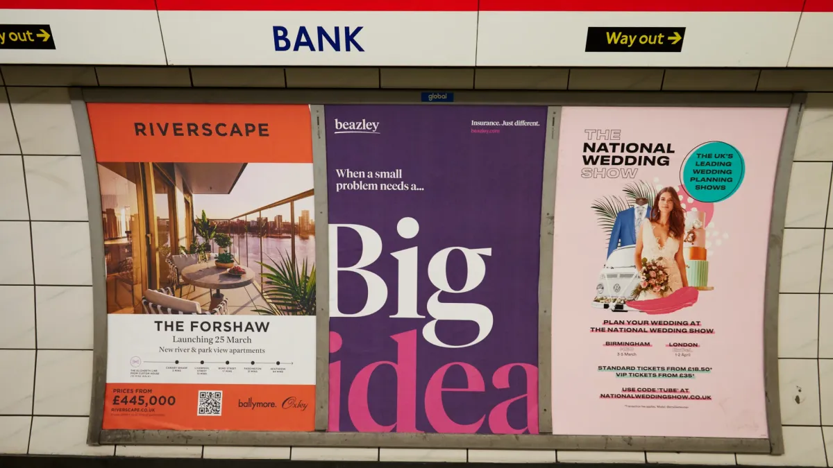 Beazley Insurance targets the City with a premium underground advertising campaign
