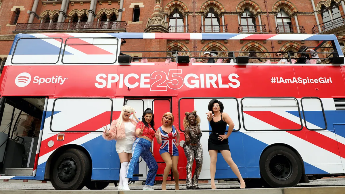 Spice Girls - Full Bus Wrap on London Bus