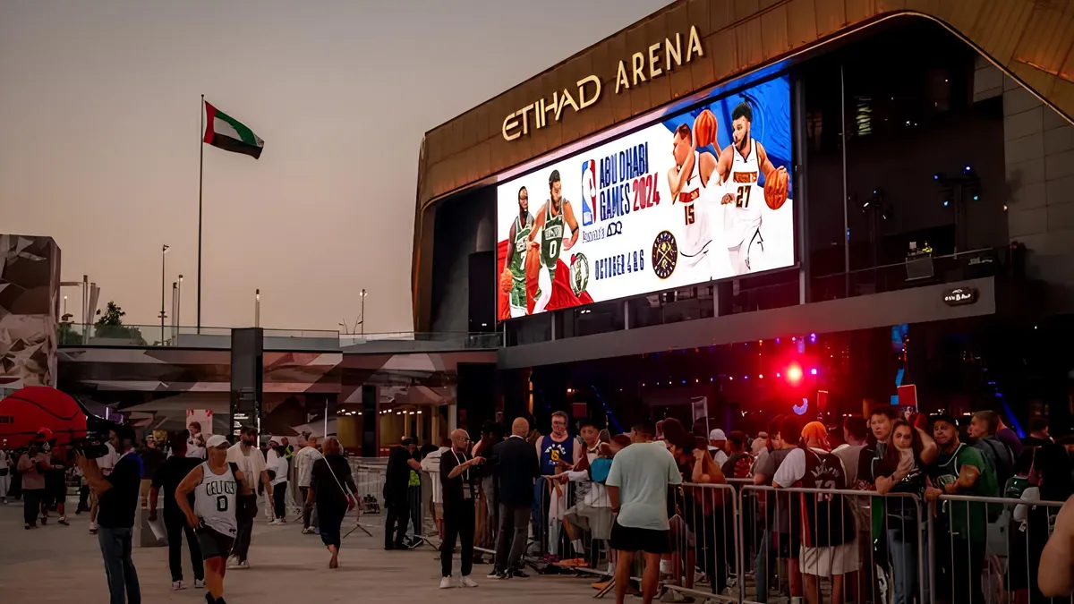 NBA Abu Dhabi Games 2025 - Dubai Advertising