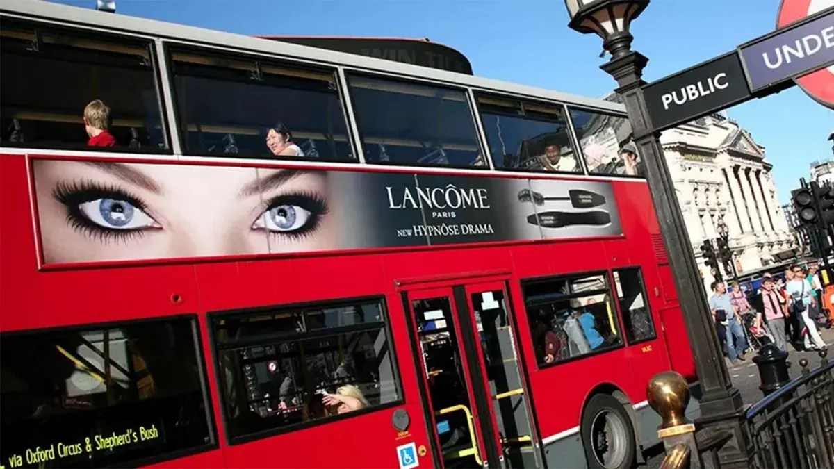 Bus Superside advertising in London