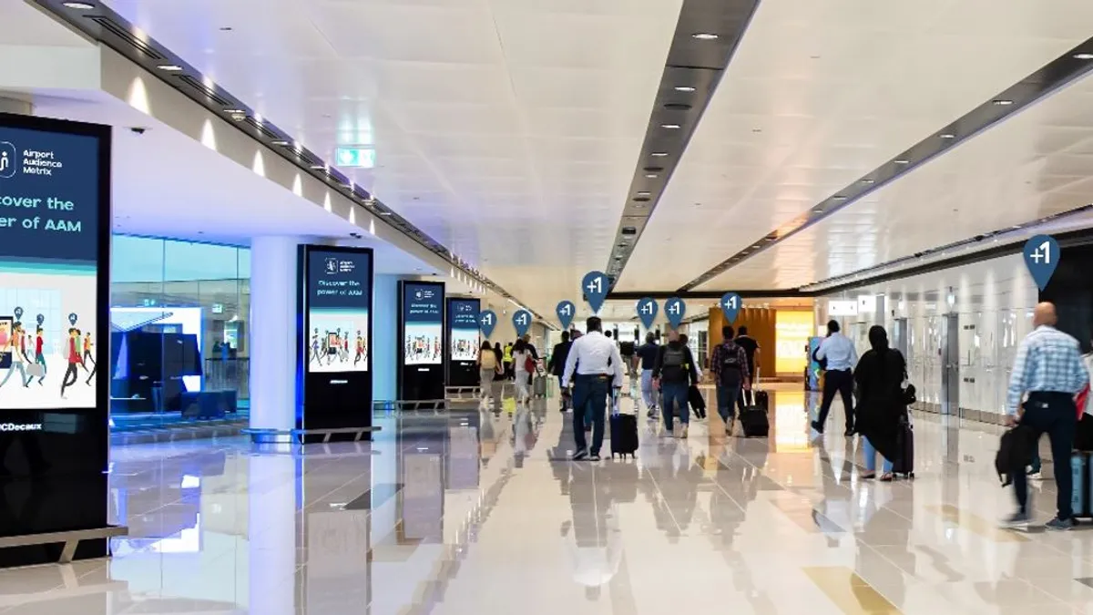 AAM pDOOH Campaign in Dubai International Airport - Gulf Airport Advertising