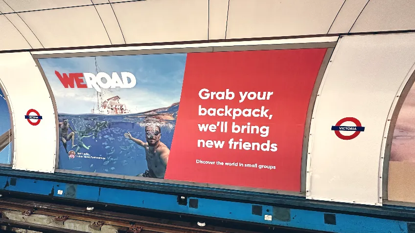 WeRoad London Underground Campaign
