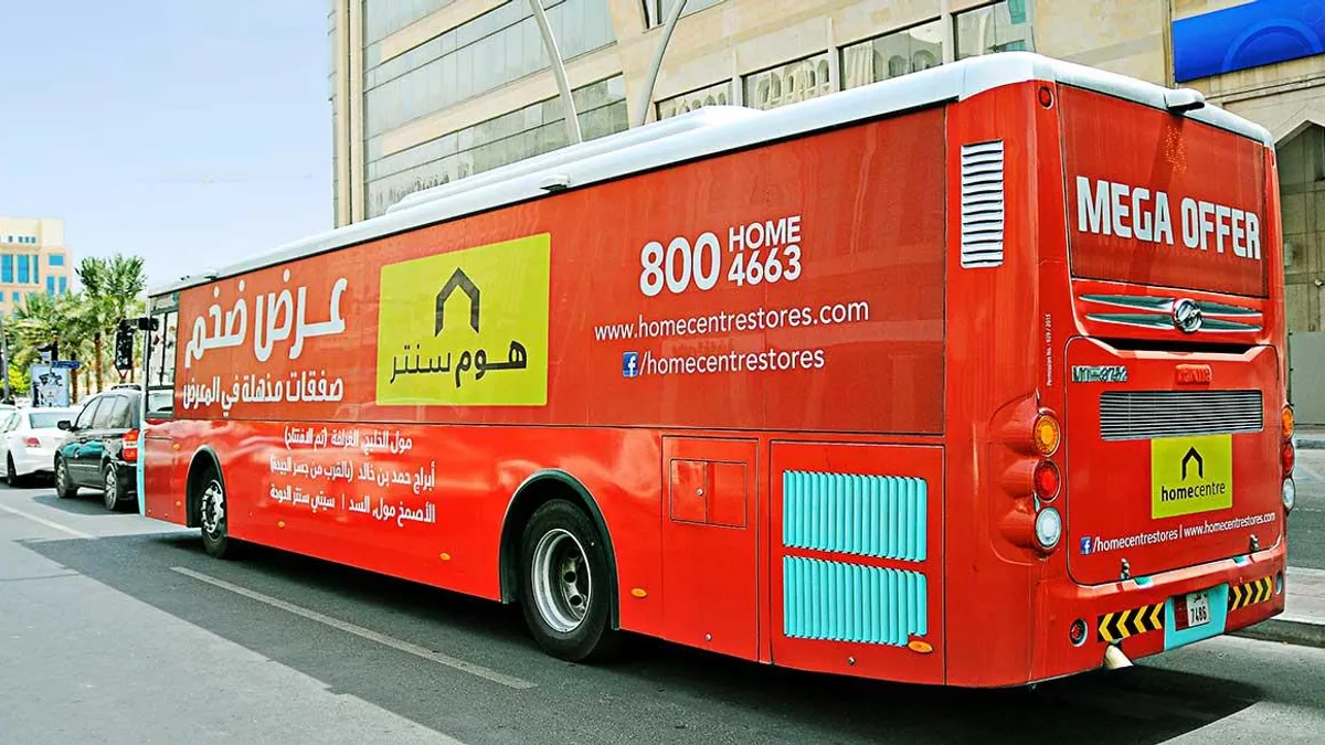 Intercity Bus Dubai Sharjah - Bus Advertising UAE