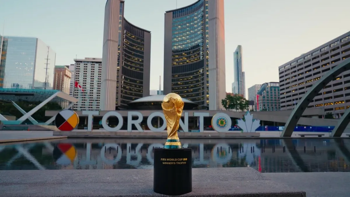 The FIFA World Cup 2026 tour of Toronto, Canada - Media Agency Group