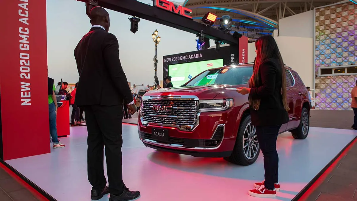 GMC popup at Global Village