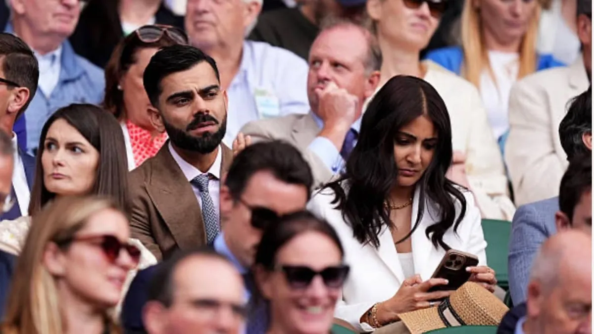 Anushka Sharma and Virat Kohli from Indian National Cricket Team at the Wimbledon Tennis - World Sports Advertising