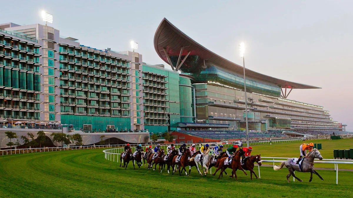 Horse Racing in Dubai - Image courtesy of Dubai Racing Club