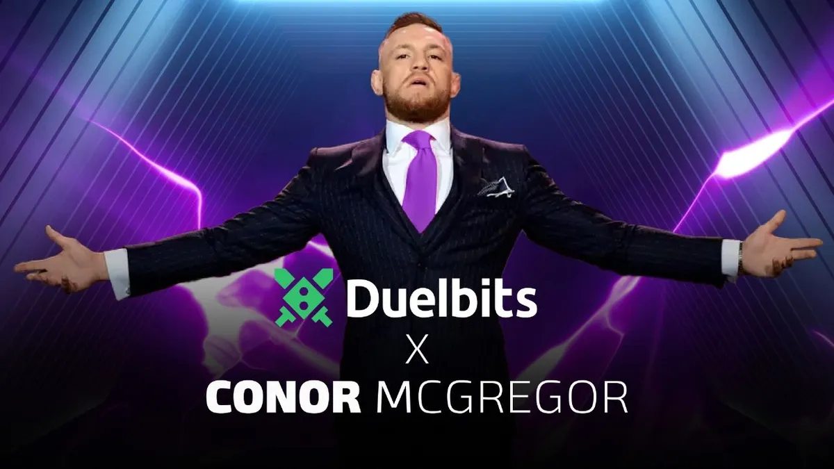 Conor McGregor as a Brand Ambassador for Duelbits - World Sports Advertising