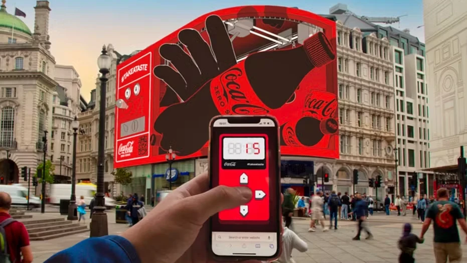 Coca Cola AR Billboard OOH Advertising - Dubai Advertising